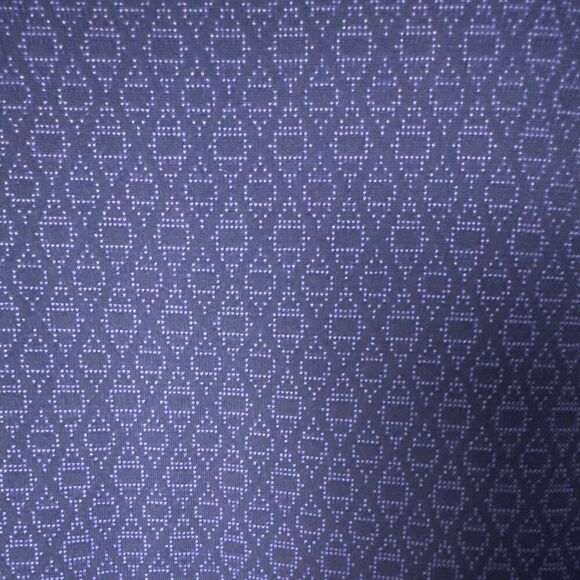 Athleta Momentum Seamless Short Sleeve Tee M Indigo Diamond Pattern Lightweight - Picture 3 of 6